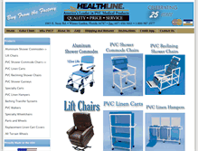 Tablet Screenshot of healthlinemedical.com